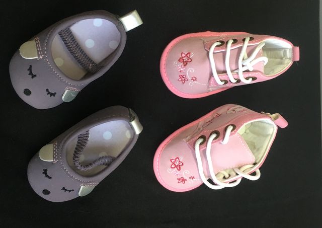 Lote de 2 pares de zapato bebe t/ 16