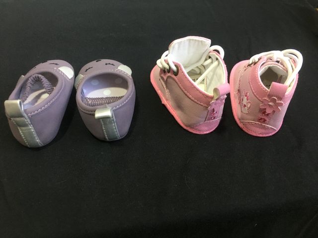 Lote de 2 pares de zapato bebe t/ 16