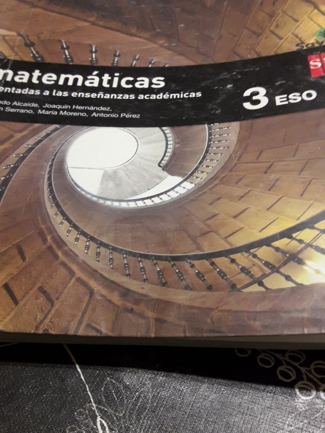 Libro de 3 Eso MATEMATICAS