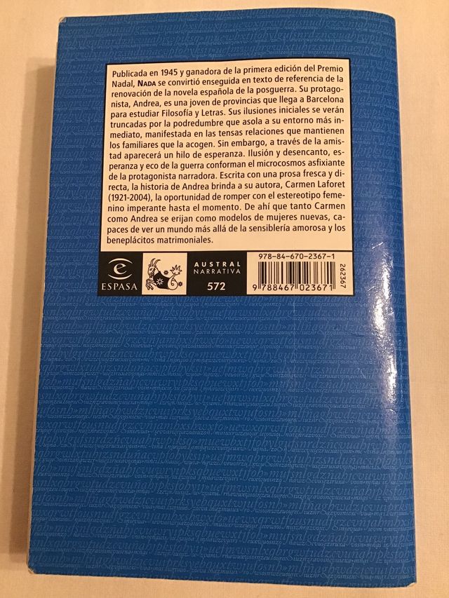 Nada, La Piedra de toque, llibre de les Bèsties