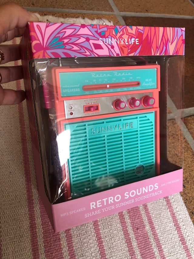 Radio altavoz vintage SUNNY LIFE Australia