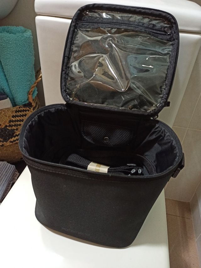 Neceser portamaquillaje con espejo