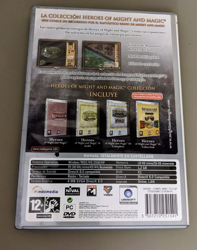 Heroes of might and Magic Collection.