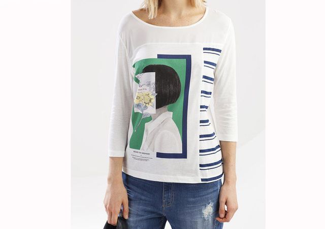 CAMISETA TRIMATERIA  ESTAMPADO TALLA S