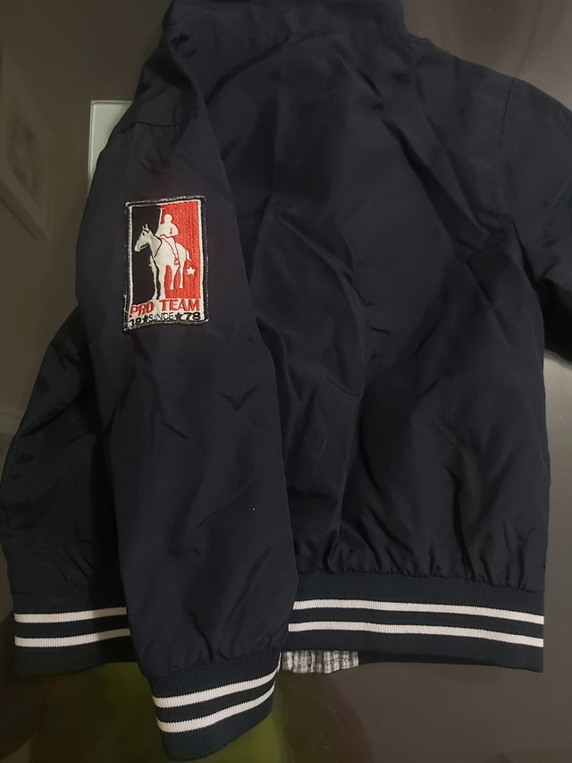 chaqueta niño reversible 4 años