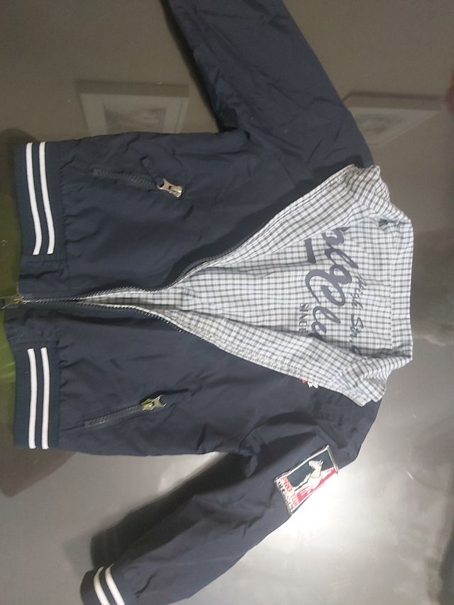 chaqueta niño reversible 4 años