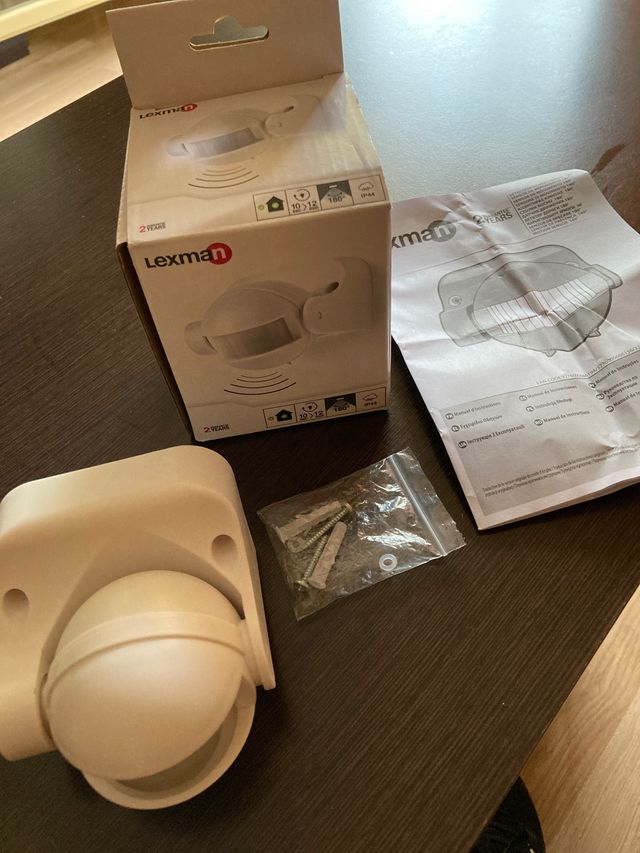 Detector / sensor de movimiento 180 grados