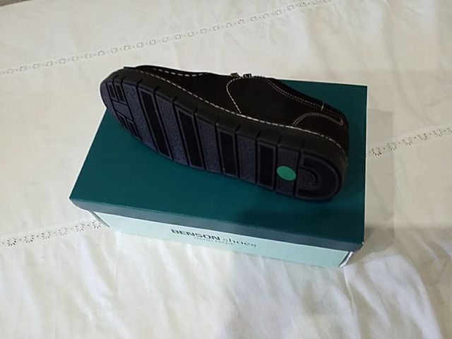 CALZADO PIEL NOBUCK NEGRO