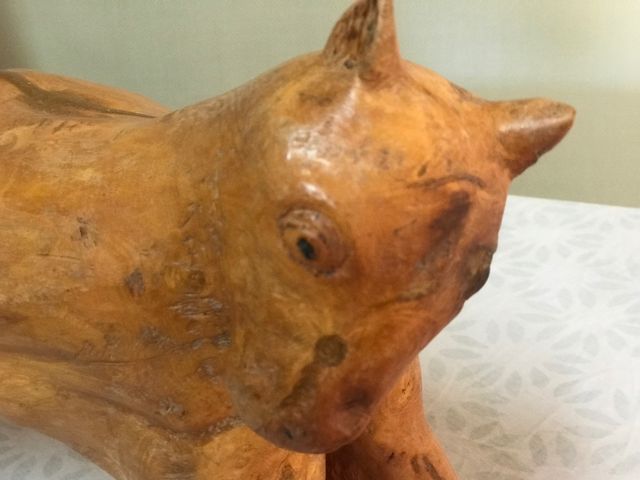 Ardilla de madera de boj