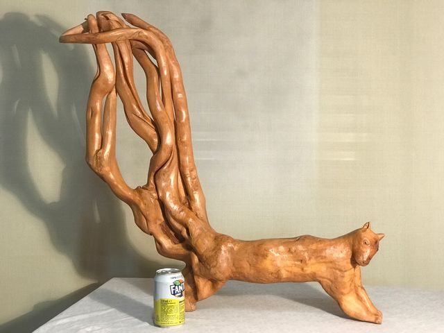 Ardilla de madera de boj