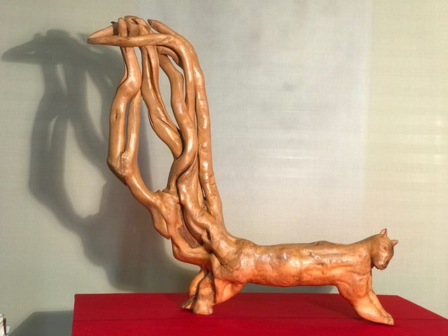 Ardilla de madera de boj