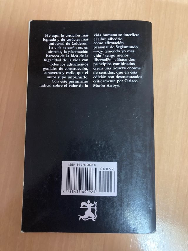 La vita è un sogno Pedro Calderón de la Barca