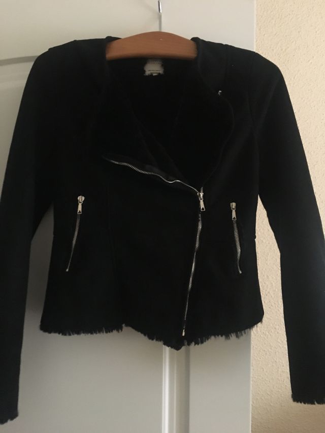Cazadora piel Zara