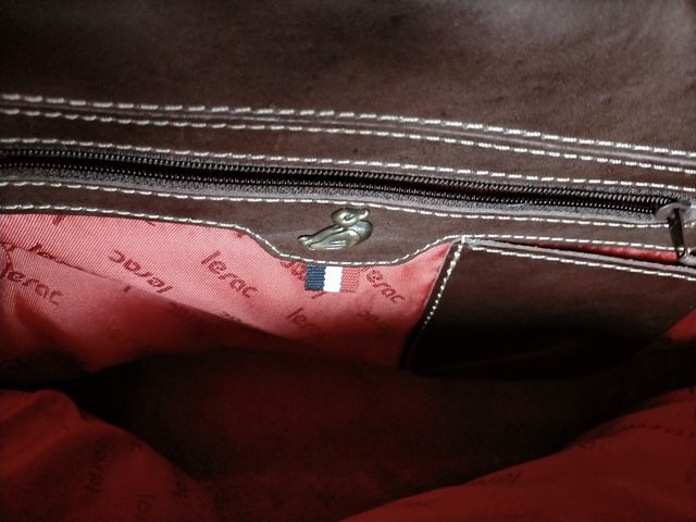 Bolso de cuero de lesac