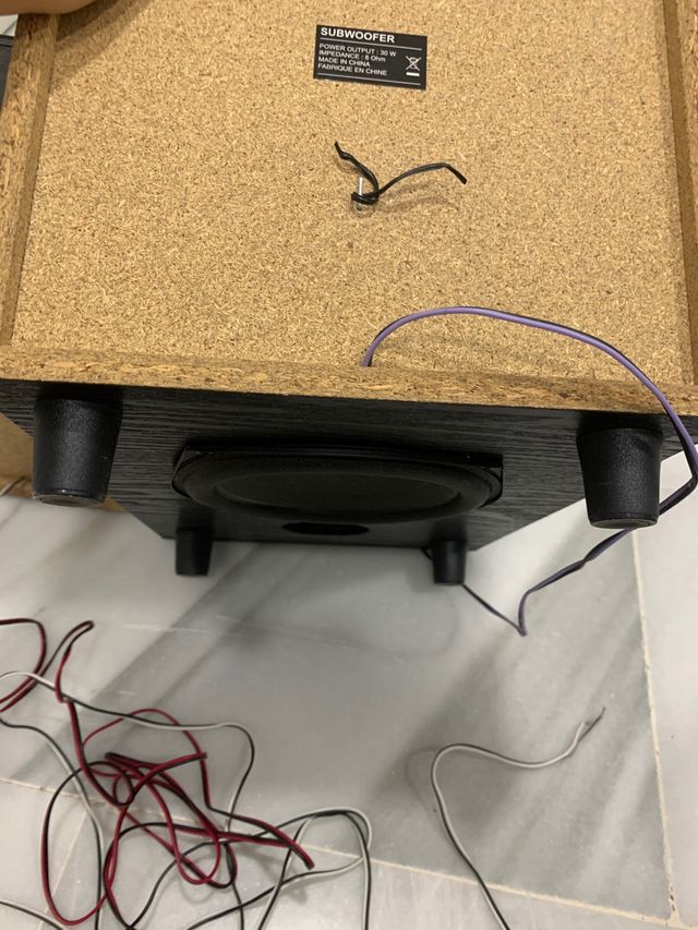 Altavoces en perfecto estado