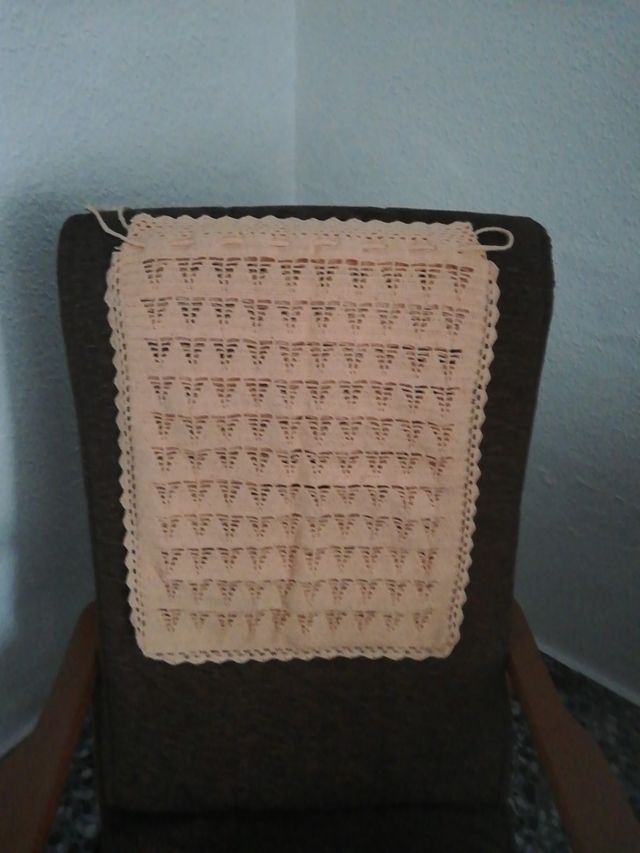 bolsa de pan hecha de ganchillo