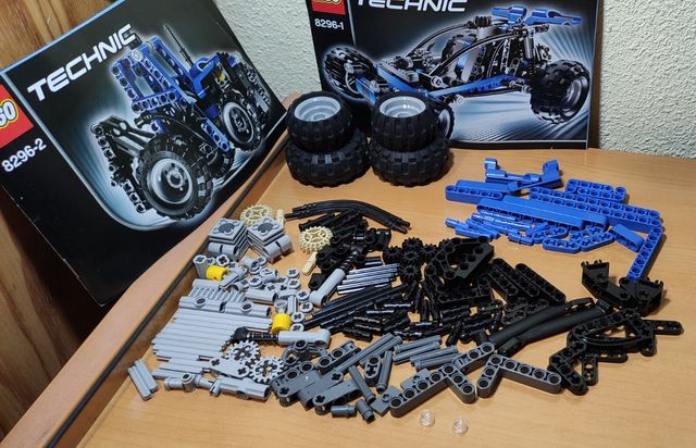 Lego Technic 2x1 8296 Buggi del desierto y Tractor