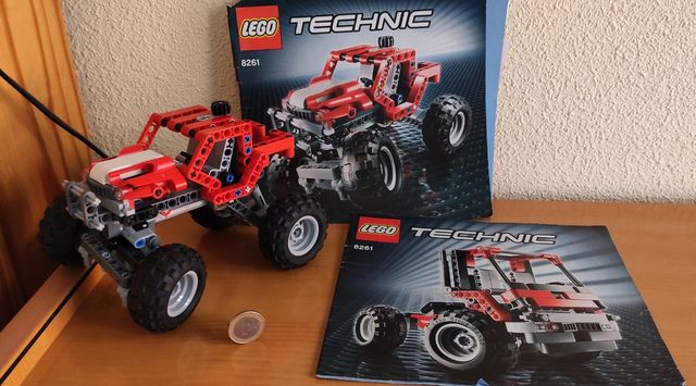 Lego Technic 8261 2x1 Monster truck y Remolcador