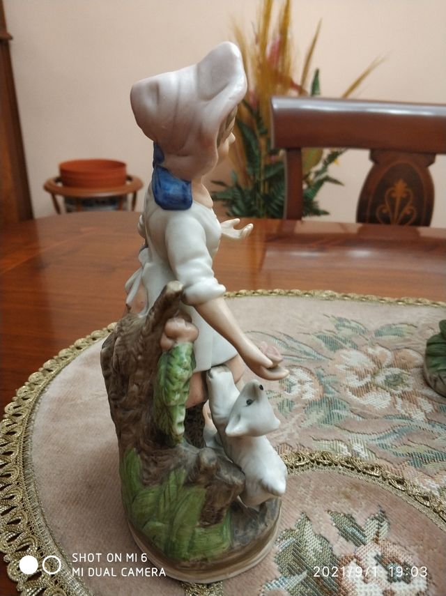 Figuras pastorcillos porcelana