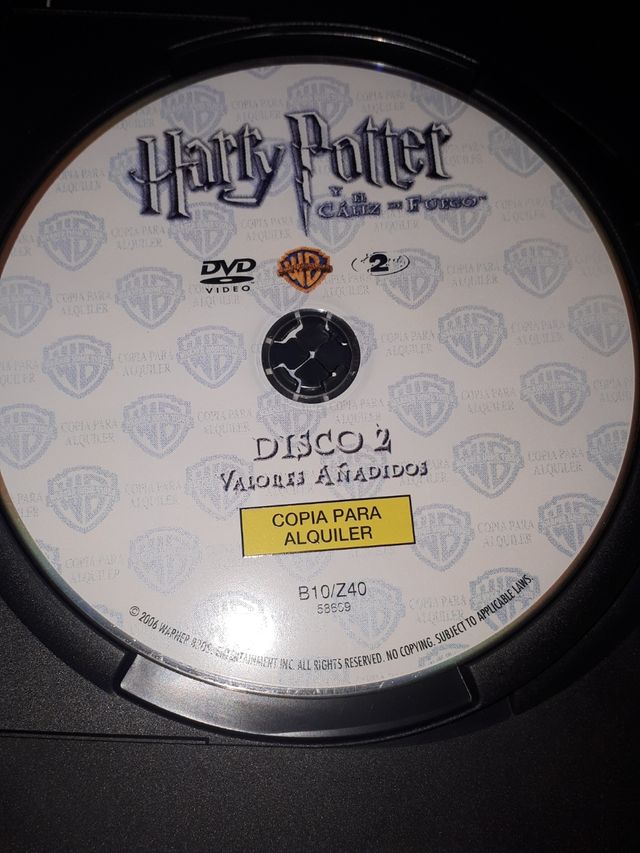 DVD HARRY POTTER Y EL CÁLIZ DE FUEGO