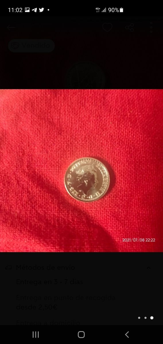 16 BRITANNIAS 1/10 onza plata.10 € unidad