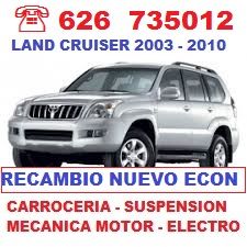 LAND CRUISER KDJ 120-150 * EMBELLECEDOR PORTAMATRI