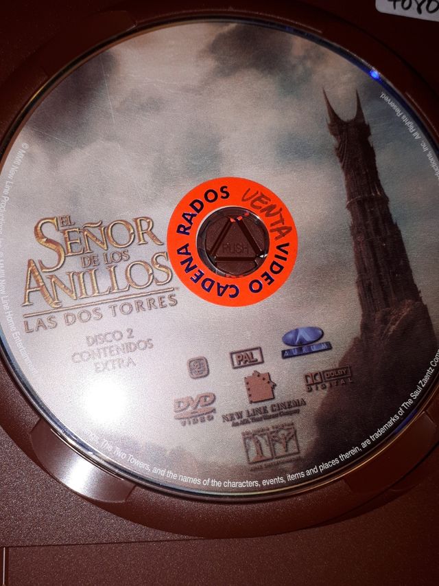 DVD EL SEÑOR DE LOS ANILLOS - LAS DOS TORRES
