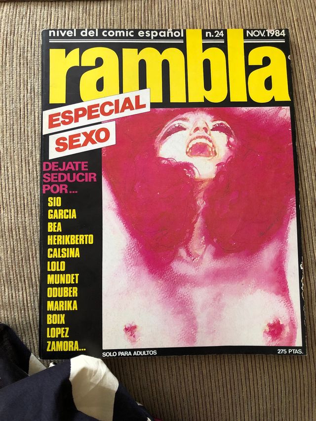 Cómic Rambla Nro 24 Año 1984 Especial s e x o