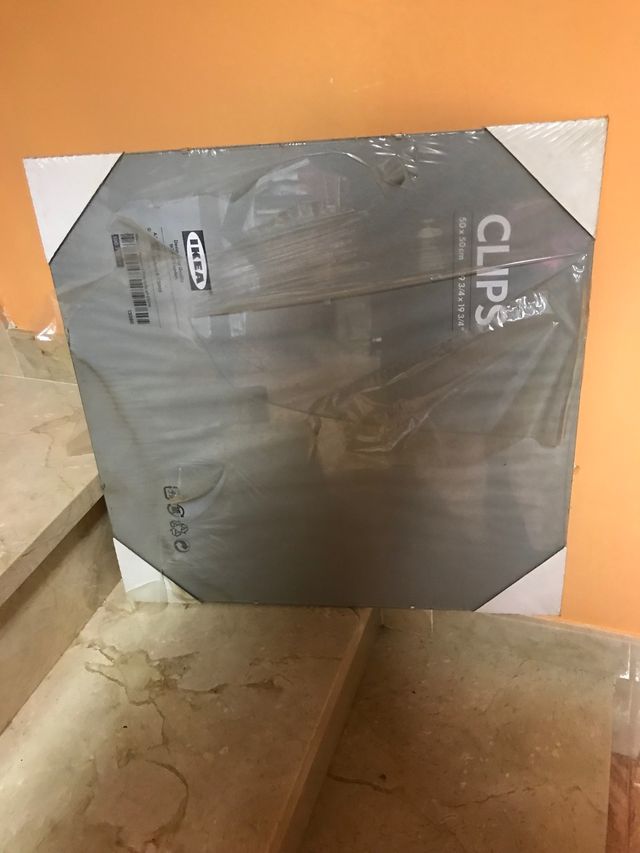 Cornice in vetro e legno 