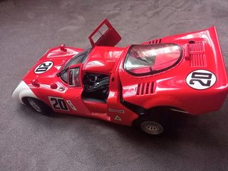 RICKO アルファロメオ　33.2 DAYTONA 1968 1/18 RICKO-ALFA ROMEO TIPO 33.2 DAYTONA. 1968-1/18 de segunda mano por