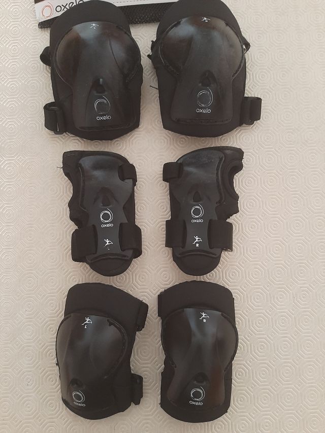 Protecciones rodilla, codo y muñecas