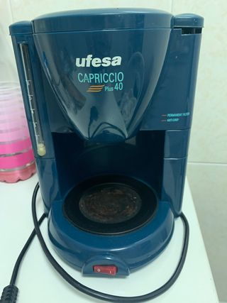 Cafetera de goteo ufesa capriccio plus 40 de segunda mano por 13,9 EUR en  Residencia Nuestra Señora del Pilar en WALLAPOP