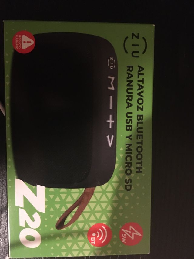 Altavoz bluetooth sin usar