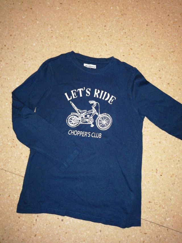 camiseta manga larga talla 12
