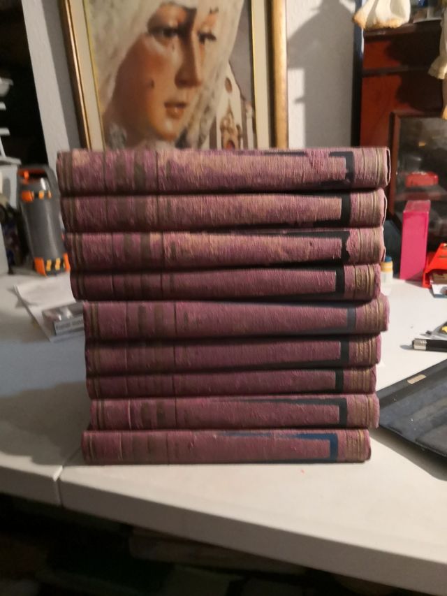 colección 9 tomos el mundo pintoresco