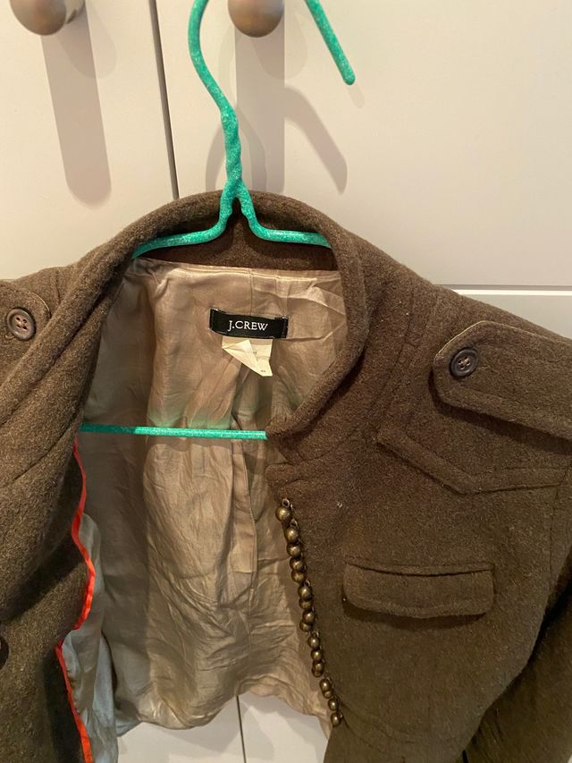 Cazadora mujer verde oliva Jcrew