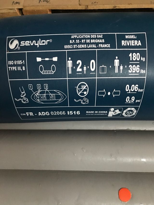 Kayak hinchable sevylor