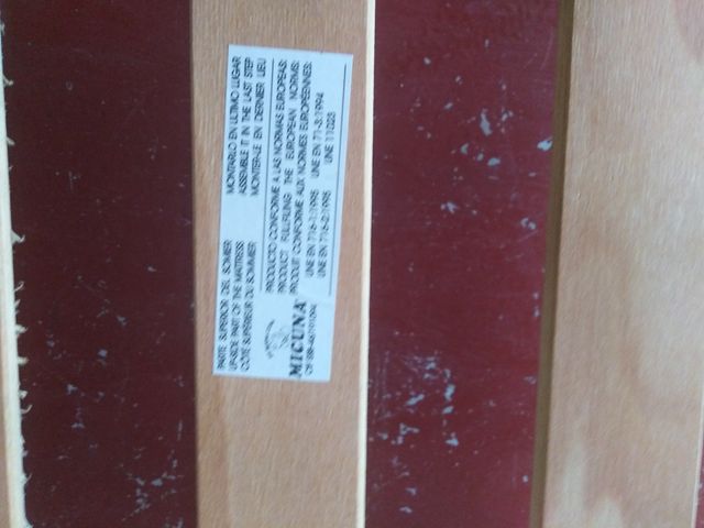 Cuna 120x60 + ropa de cuna