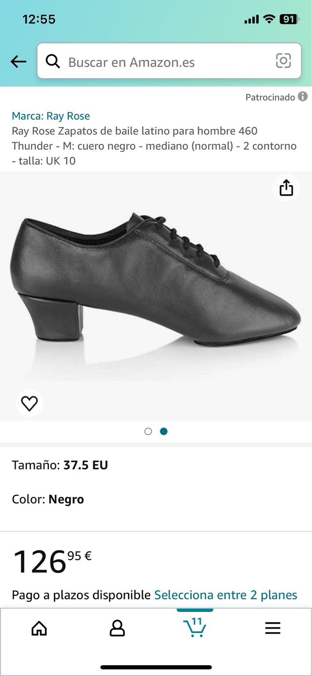 Zapatos baile PROFESIONAL talla 37,5 london uk