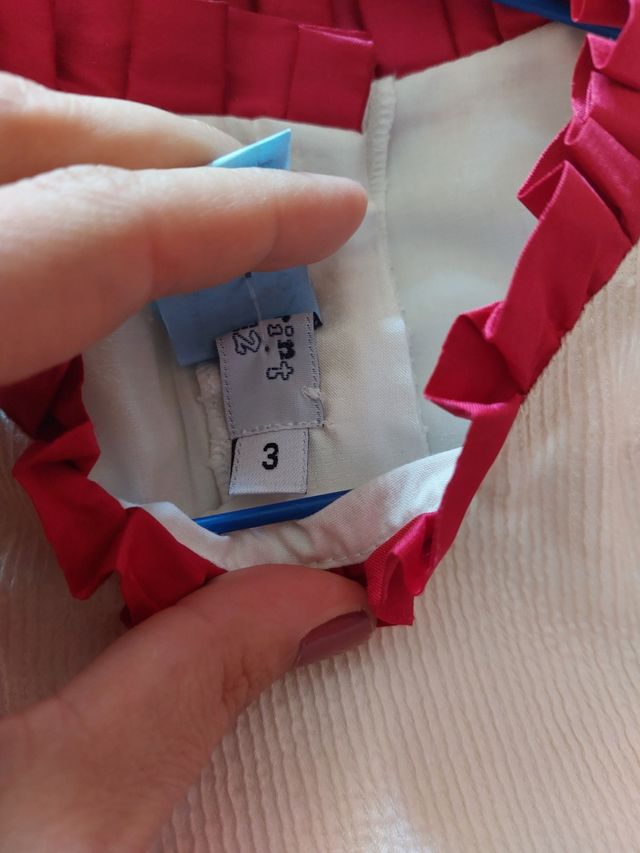 VESTIDO CEREMONIA NIÑA SEDA