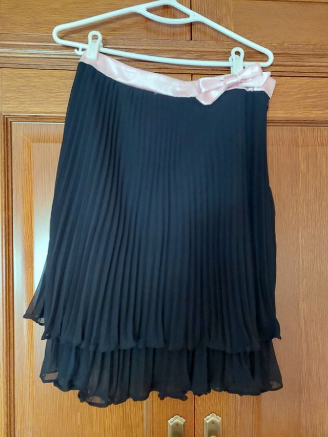 CONJUNTO JOSEPH RIBCOFF ROSA Y NEGRO 38/40.