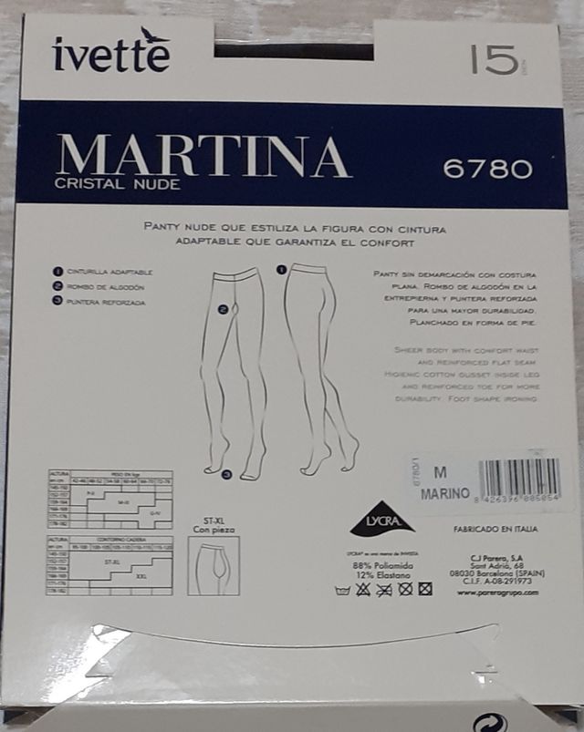 Medias de cristal azul marino talla única