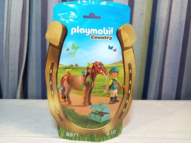 NUEVO Playmobil Country; caballo, figura de jinete