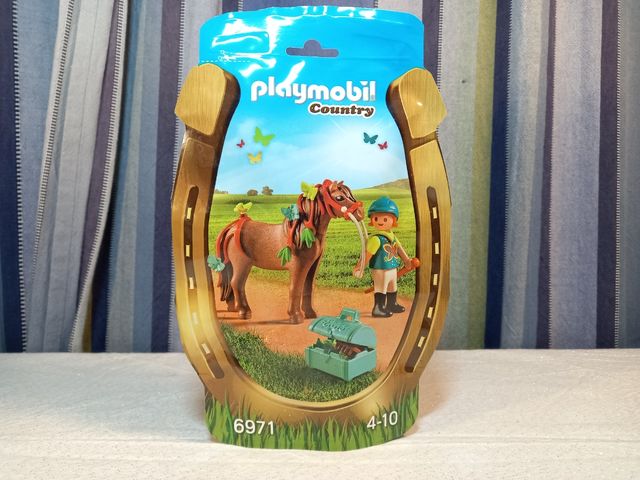 NUEVO Playmobil Country; caballo, figura de jinete