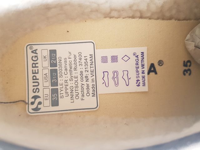 Superga niño niña talla 35