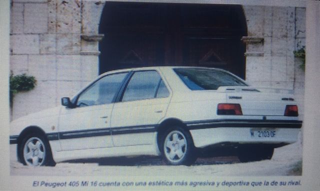 Pruebas Peugeot 405 de revistas