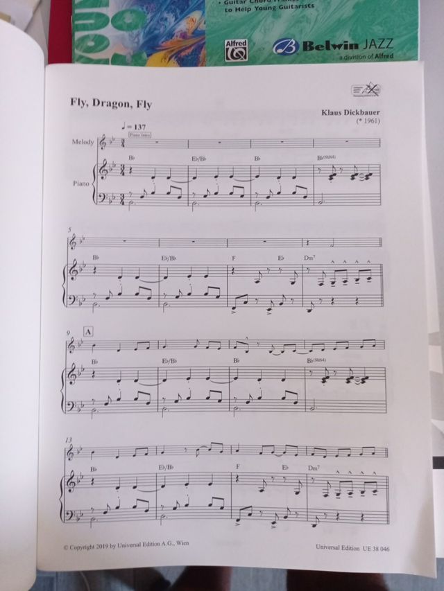 Partituras jazz saxofón y piano