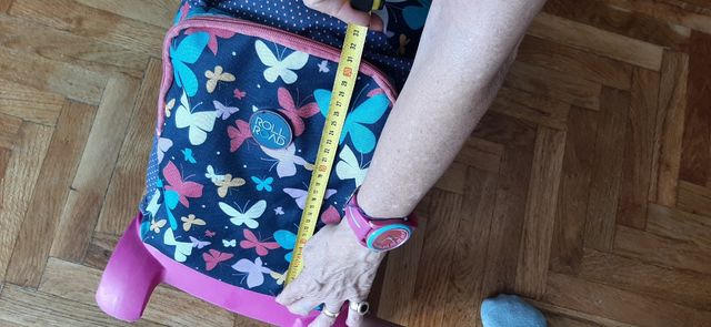 Mochila escolar con carro