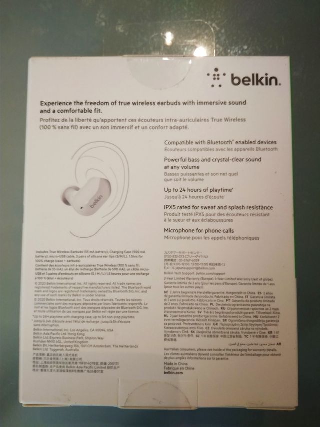 Auriculares Belkin Sound Form AUC001btWH
