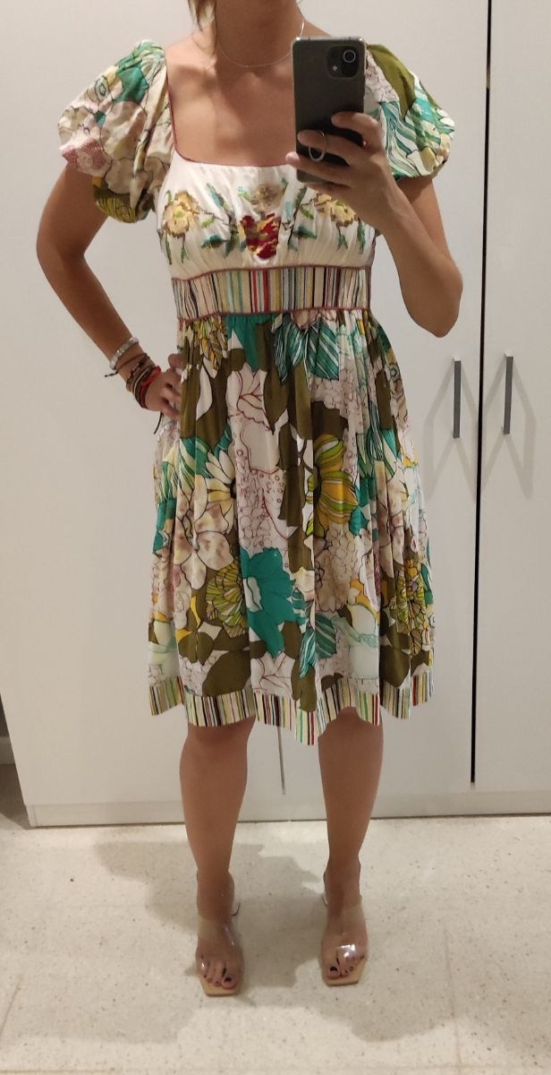 vestido de verano estampado de flores